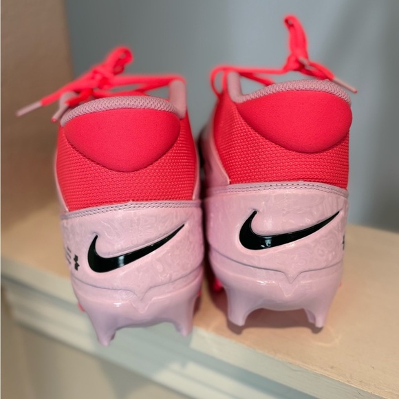Nike Alpha Menace 4 Pro NRG Racer Pink Football Cleats HJ4568-600 Mens Size 13 - Picture 6 of 9